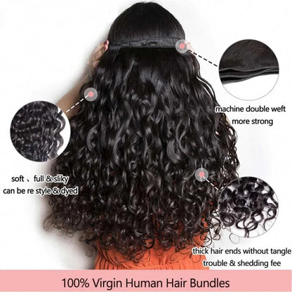 12A  Human Hair 100% Unprocessed Virgin Hair Cheap Wet And Wavy