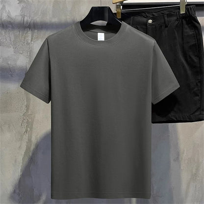 Men T Shirt Summer Cotton Top
