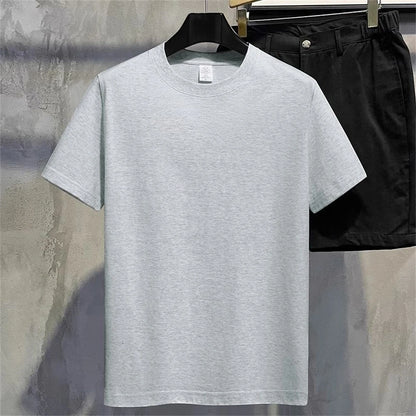 Men T Shirt Summer Cotton Top