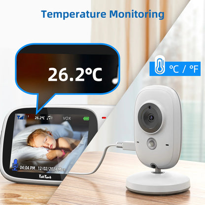3.2 Inch Wireless Video Baby Monitor Auto Night Vision
