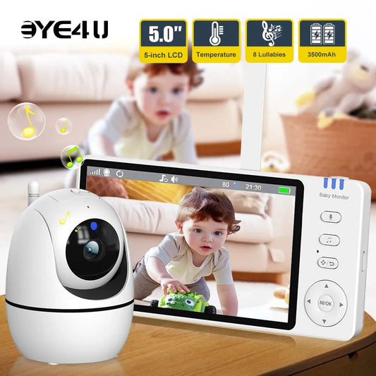 5 Inch Video  Babyphone Cam Security Protection Surveillance Cameras