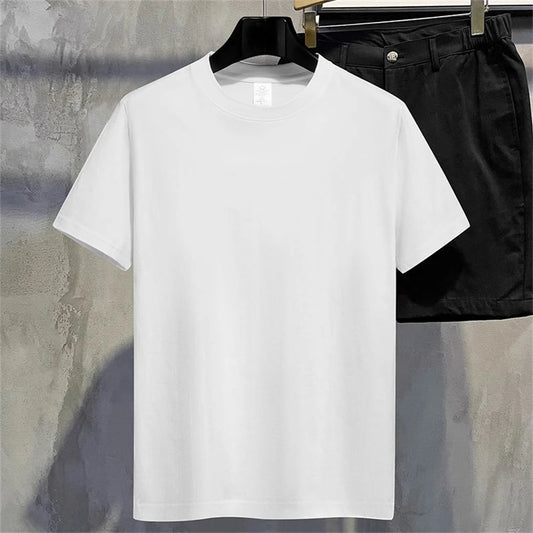 Men T Shirt Summer Cotton Top