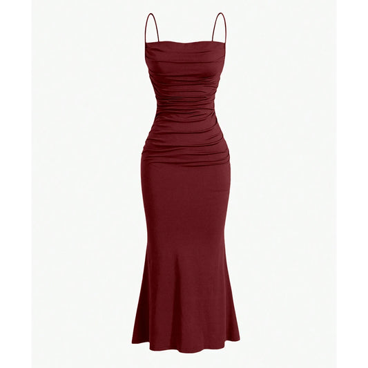Mia Muse Women's Party Dresses Maxi Spaghetti Strap