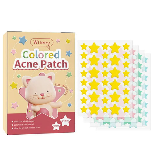 144PCS Star Pimple Patch Invisible Acne Removal Skin Care Stickers Concealer Face Spot