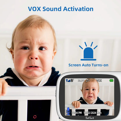 3.2 Inch Wireless Video Baby Monitor Auto Night Vision