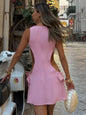 Sleeveless Tank Elegant Evening Dress