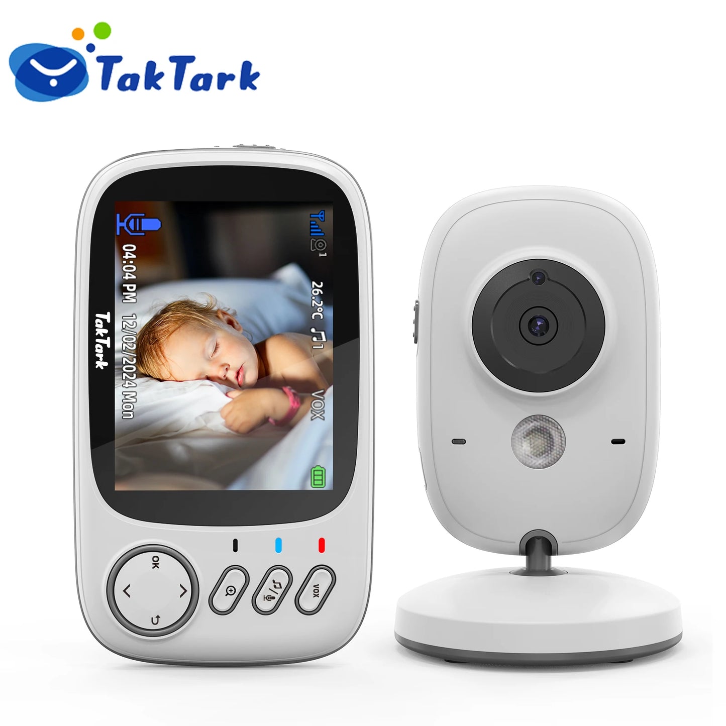 3.2 Inch Wireless Video Baby Monitor Auto Night Vision