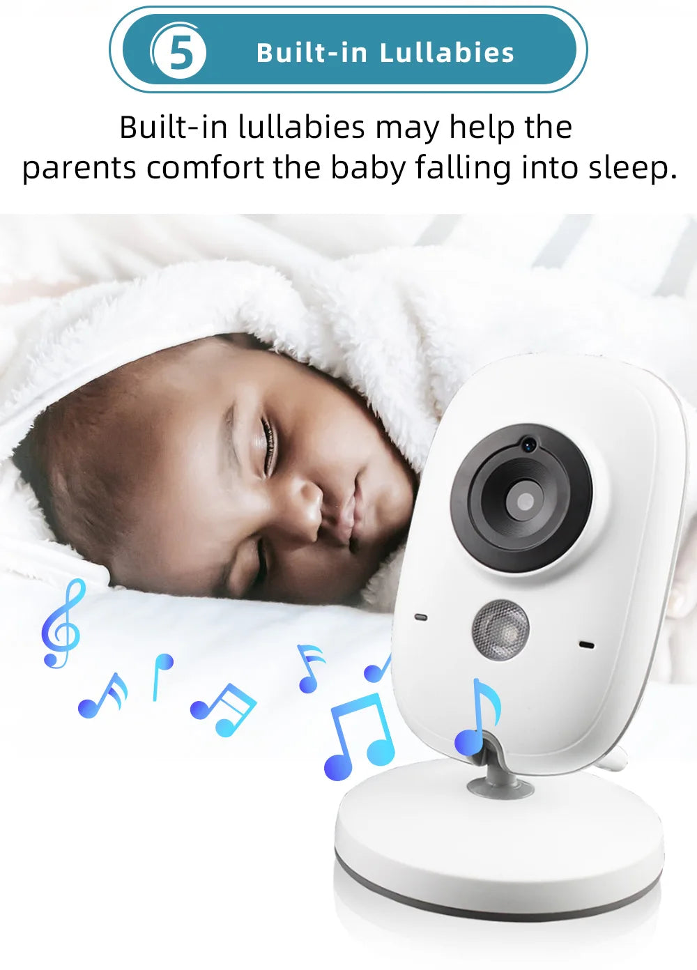 3.2 Inch Wireless Video Baby Monitor Auto Night Vision