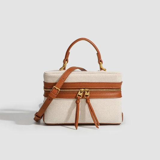 Thick Canvas Shoulder Crossbody Bag