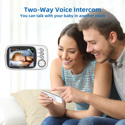 3.2 Inch Wireless Video Baby Monitor Auto Night Vision