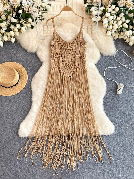 SINGREINY Retro Knitted Camis Summer Tank