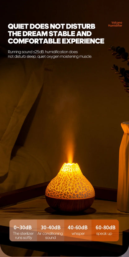 Volcano Air Humidifien Electric USB Water Mist