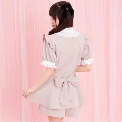 Gothic Y2k Lolita Plaid Rhinestone Bow Dress